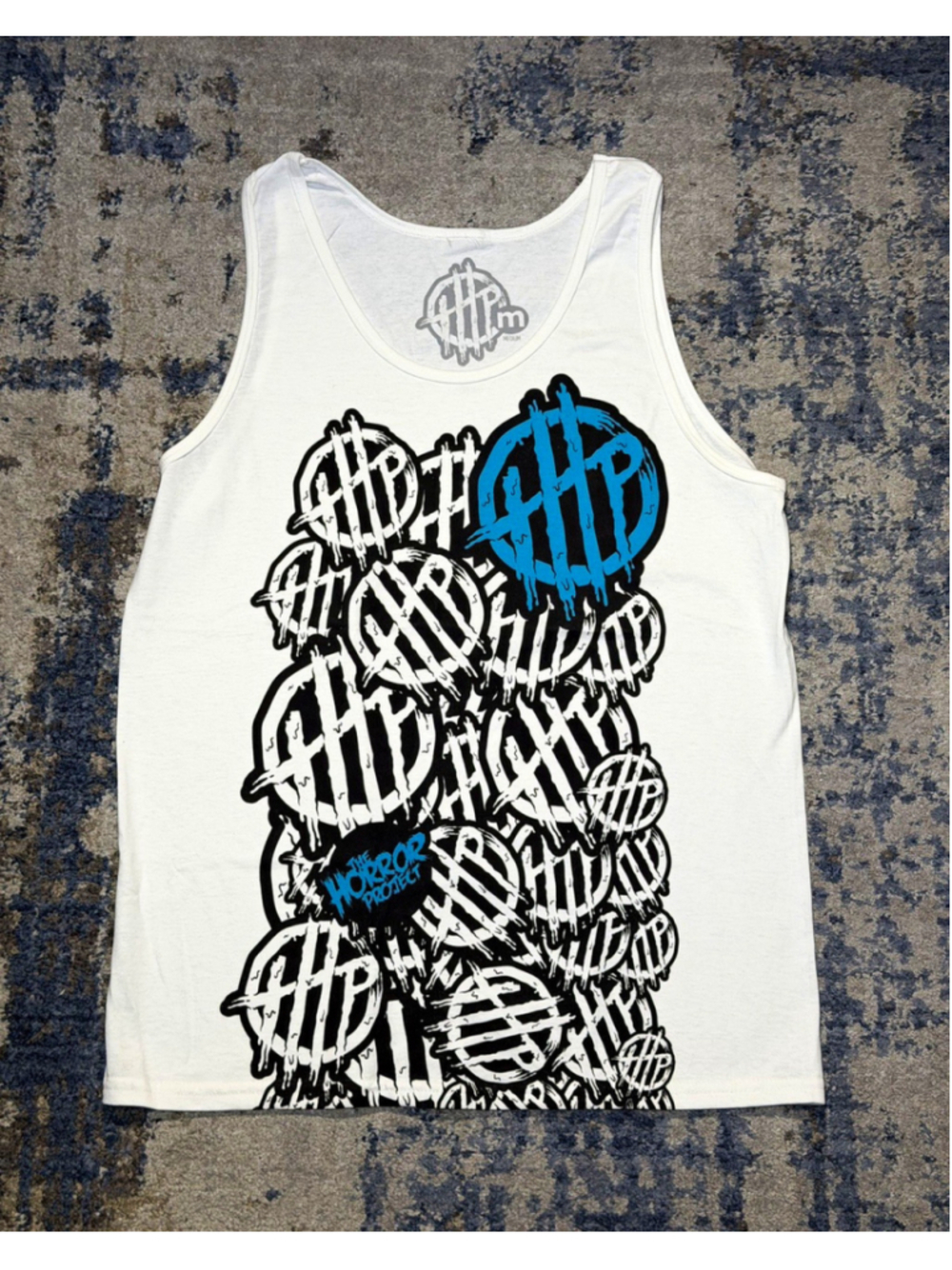 MEDIUM Graphic Print Logo T-Shirt Unisex Adults White Size M Regular Fit